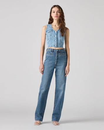 Levi's® Women's Ribcage Full-Length Western Jeans 4