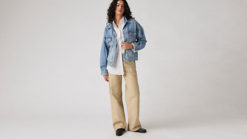 wide straight denim pants 90s 【Levi's】 Levi's® Women's '90s Straight Jeans - Travertine | Levi's MY