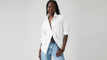 Levi's® Women's Harlie Boyfriend Shirt Bright White Levi's MY