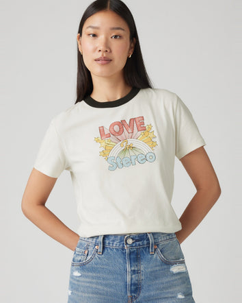 Levi's® Women's Graphic Iconic Ringer T-Shirt 1