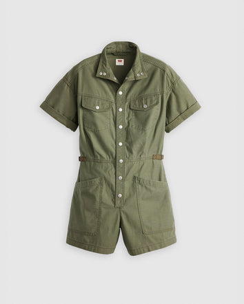 Levi's® Women's Short-Sleeve Surplus Romper 6