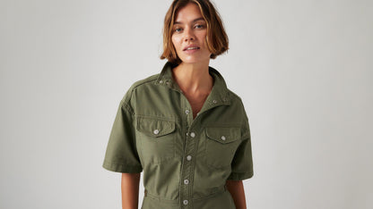 Levi's® Women's Short-Sleeve Surplus Romper