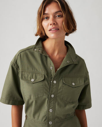 Levi's® Women's Short-Sleeve Surplus Romper 5
