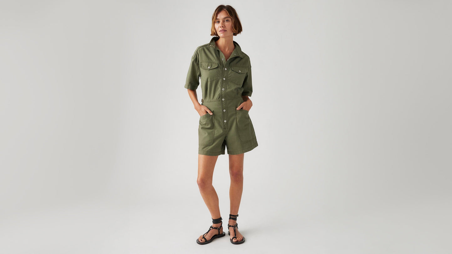 Levi's® Women's Short-Sleeve Surplus Romper