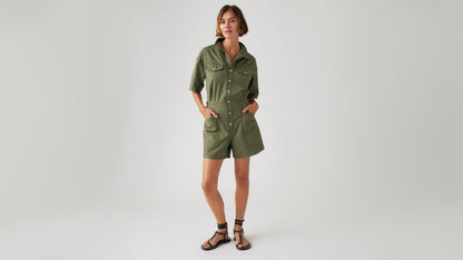Levi's® Women's Short-Sleeve Surplus Romper