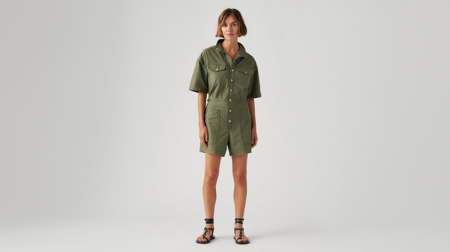 Levi's® Women's Short-Sleeve Surplus Romper