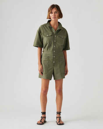 Levi's® Women's Short-Sleeve Surplus Romper 4