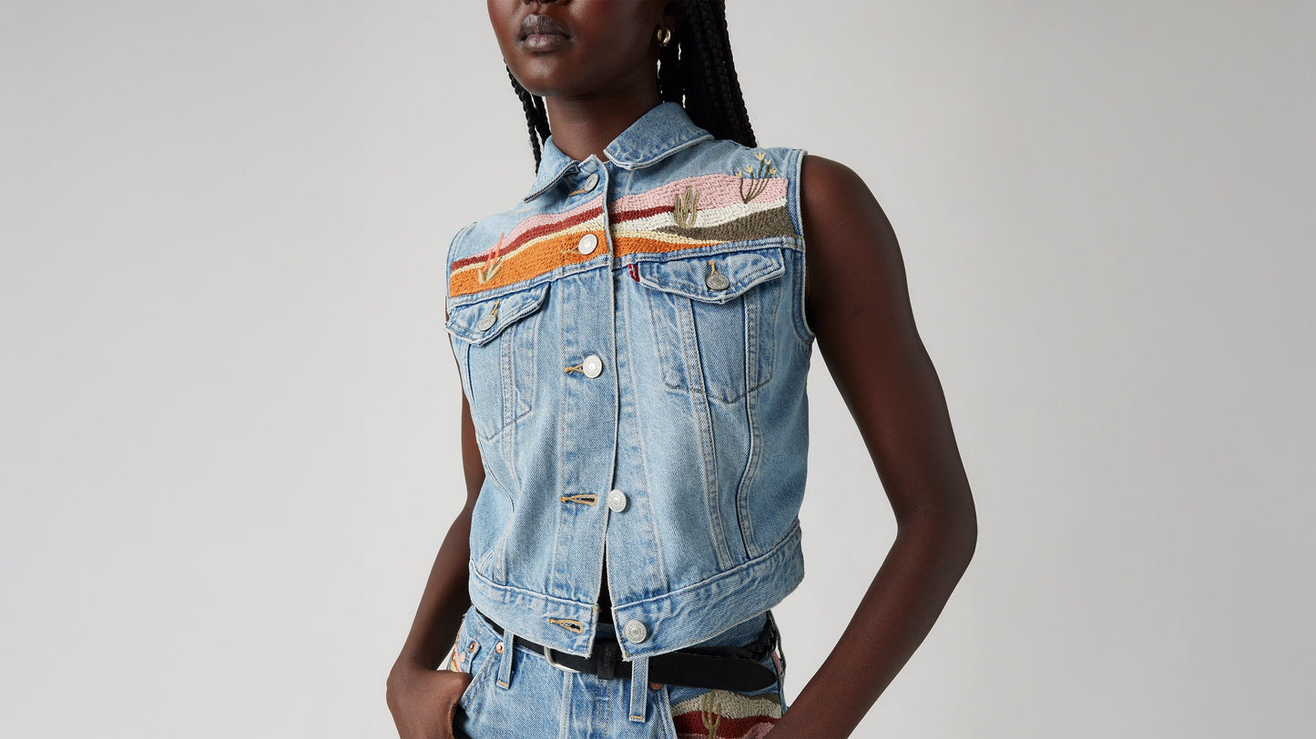Levi's® Women's Embroidered XS Vest