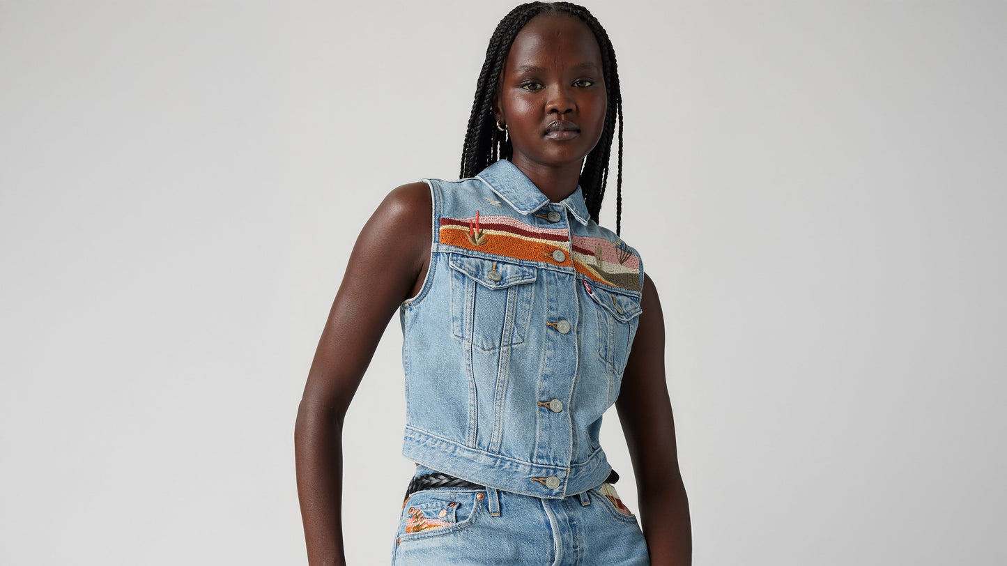 Levi's® Women's Embroidered XS Vest
