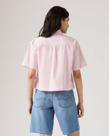 Levi's® Women's Harlie Short-Sleeve Cropped Shirt 2