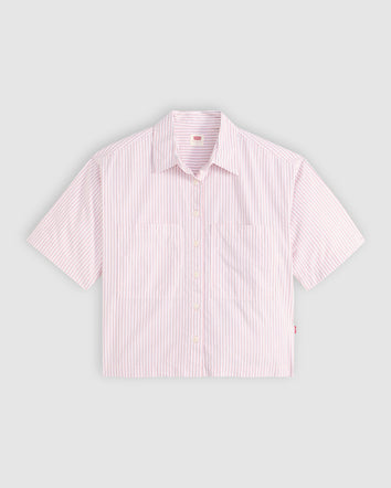 Levi's® Women's Harlie Short-Sleeve Cropped Shirt 5