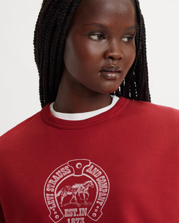 Levi’s® Women’s Graphic Heritage Crewneck Sweatshirt 4