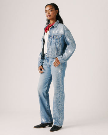BEYONCÉ x Levi's® Women's Shrunken '90s Trucker Jacket 3
