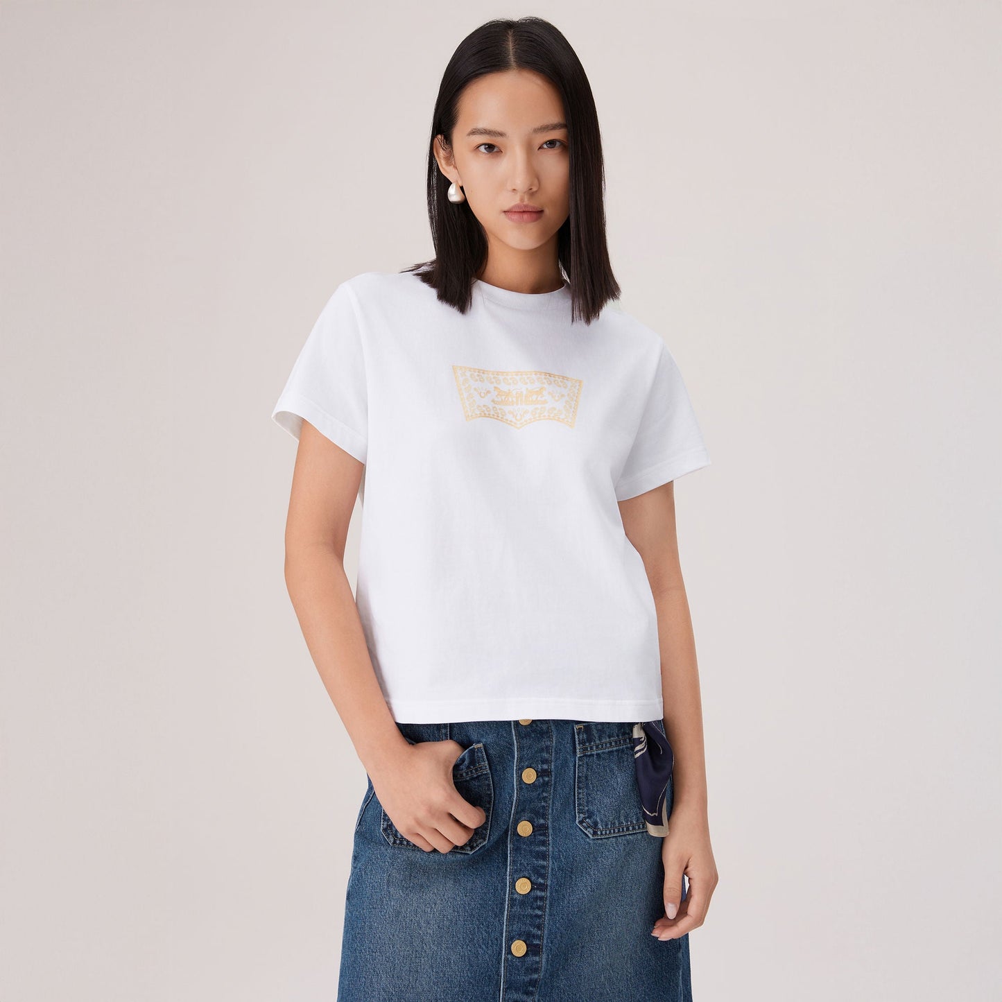 Levi's® Lunar New Year Women's Short-Sleeve Batwing Tee