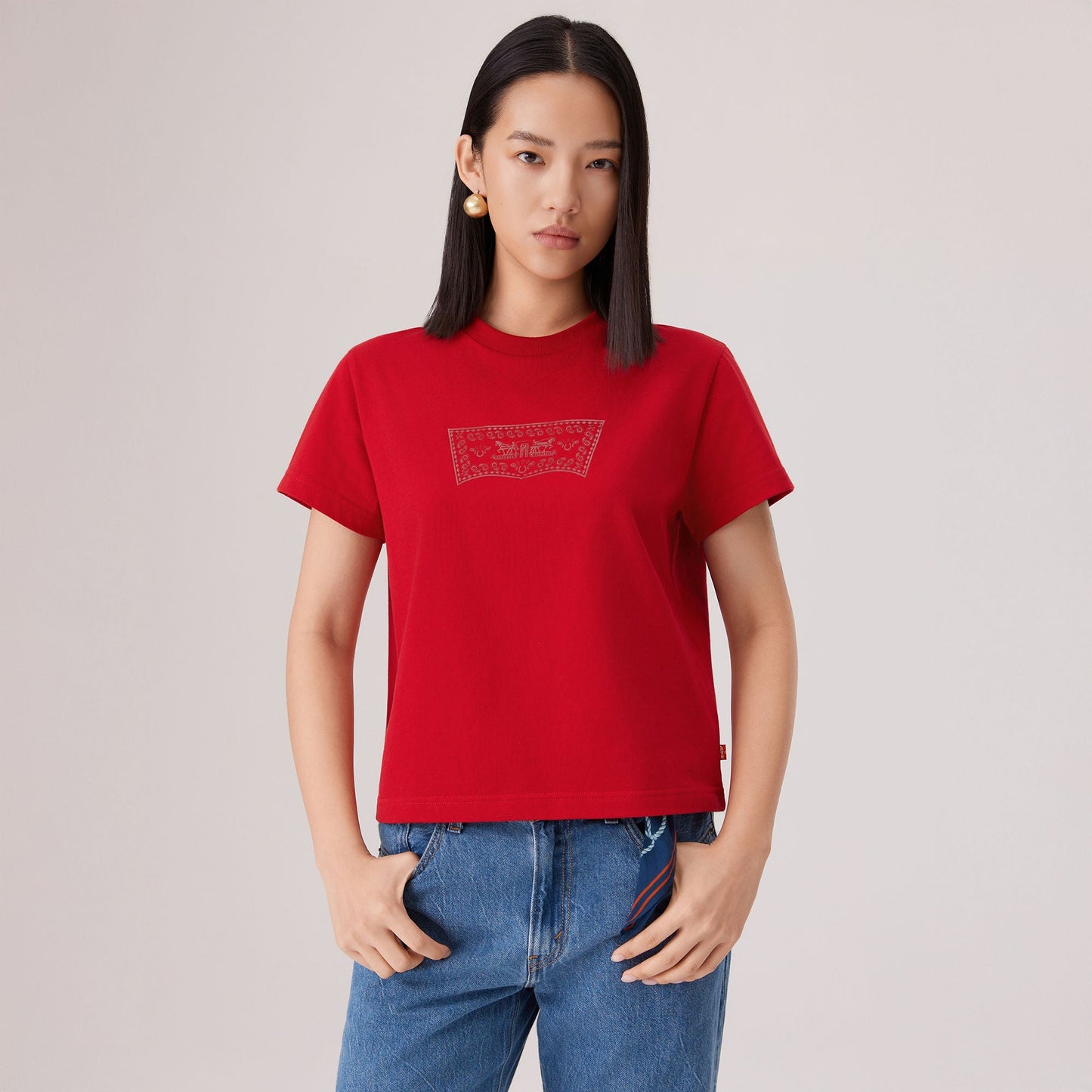 Levi's® Lunar New Year Women's Short-Sleeve Batwing Tee