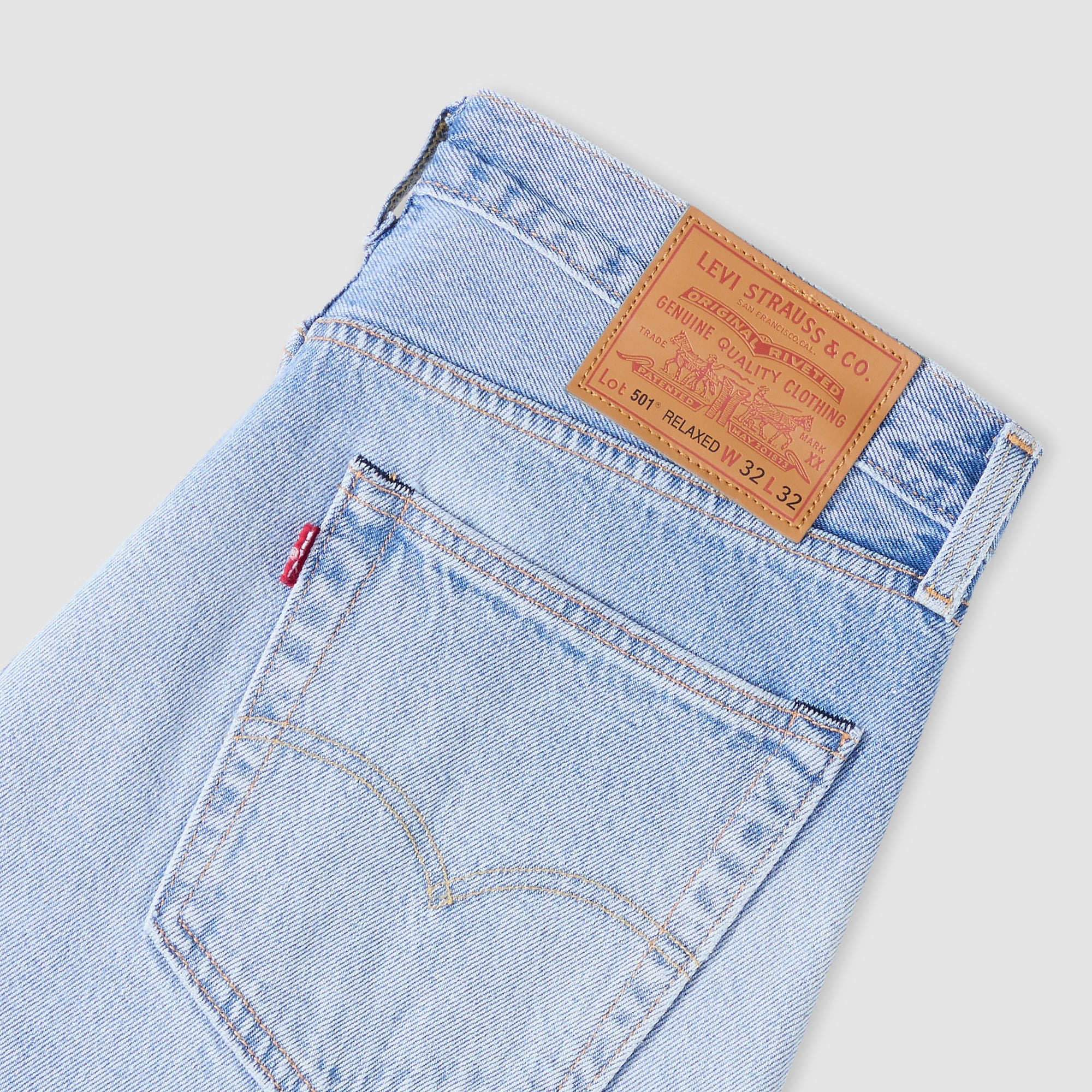 Levi's® Men's 501® Relaxed Jeans - Light Indigo | Levi's MY