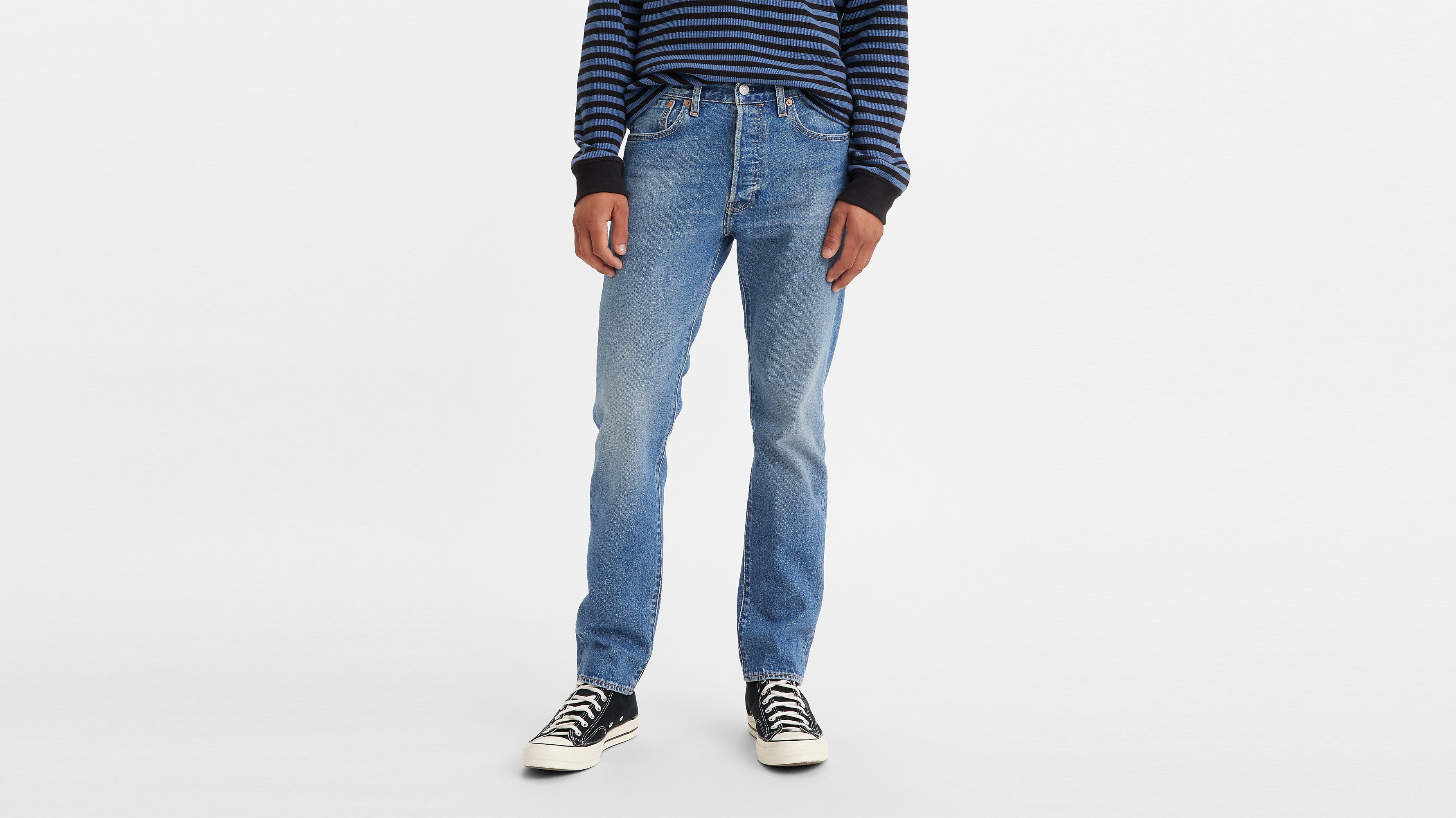 Levis 501 taper jeans best sale