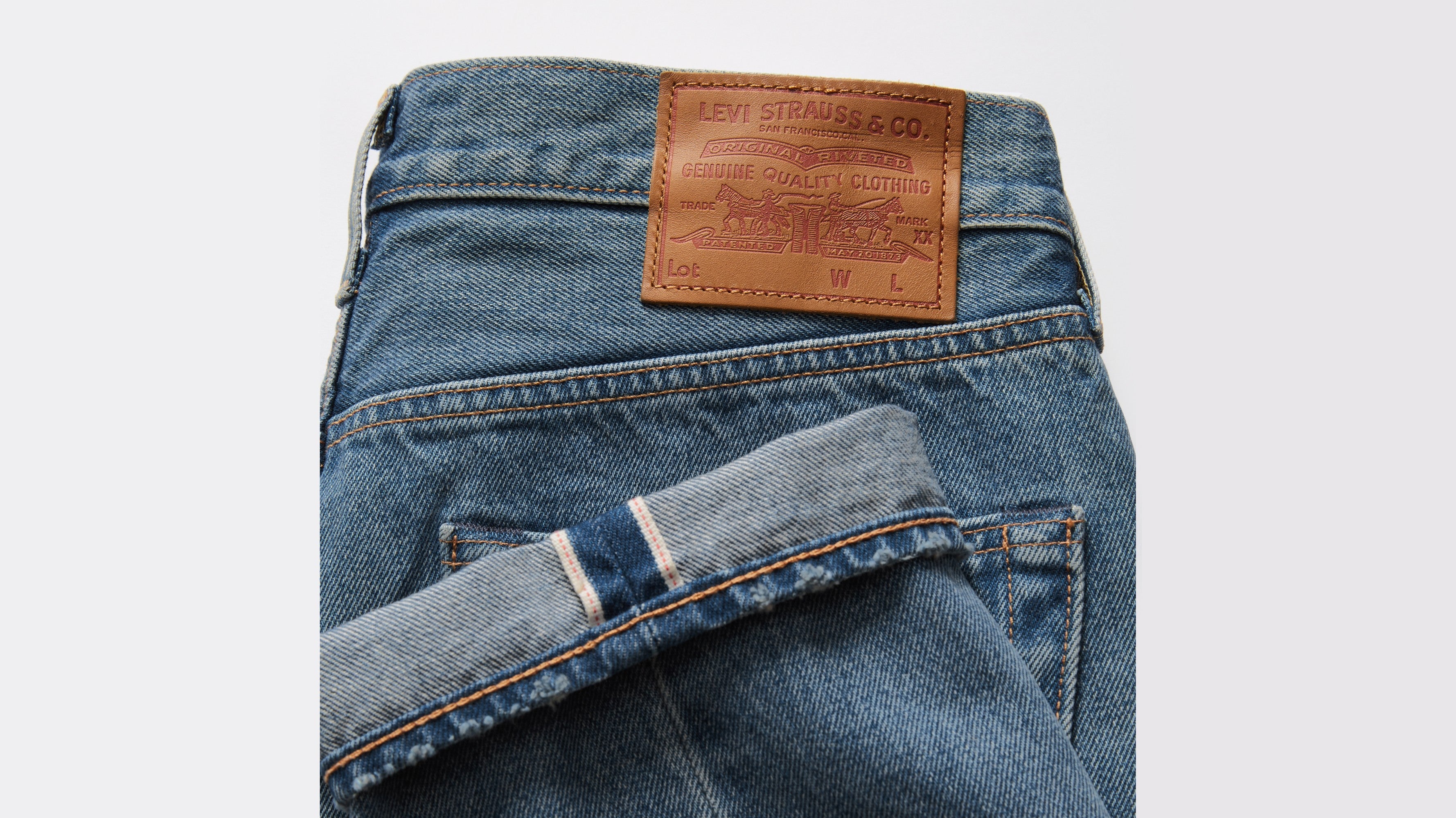 Levi's® Men's 501® Slim Taper Selvedge Jeans Drive Away Selvedge