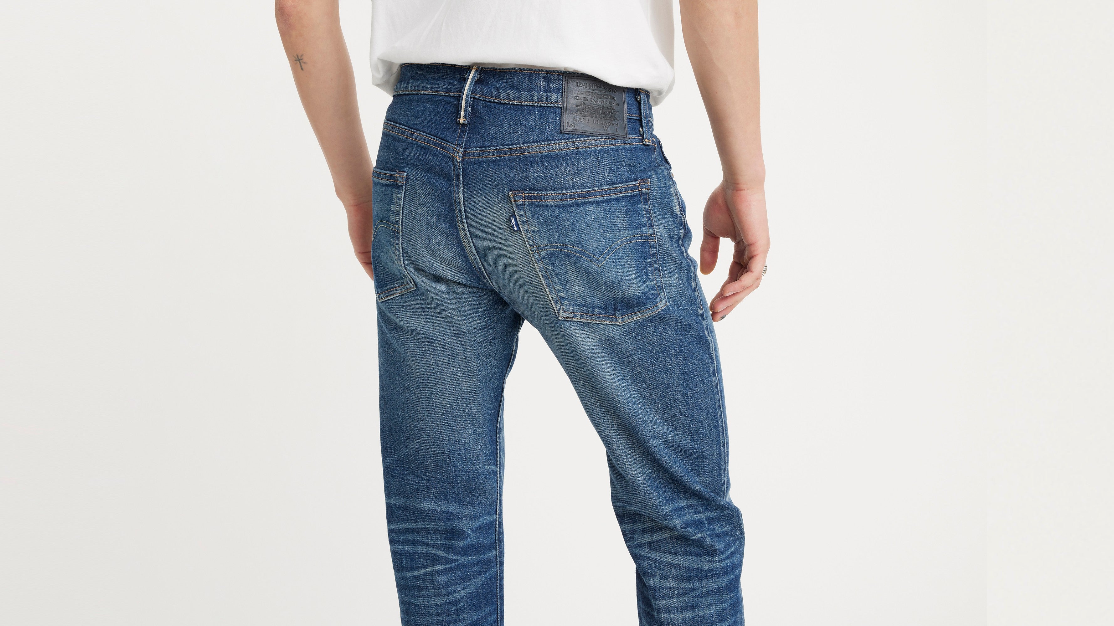 Levi's® Men's Made in Japan 502™ Jeans MIJ Rigan Ryu Medium Worn