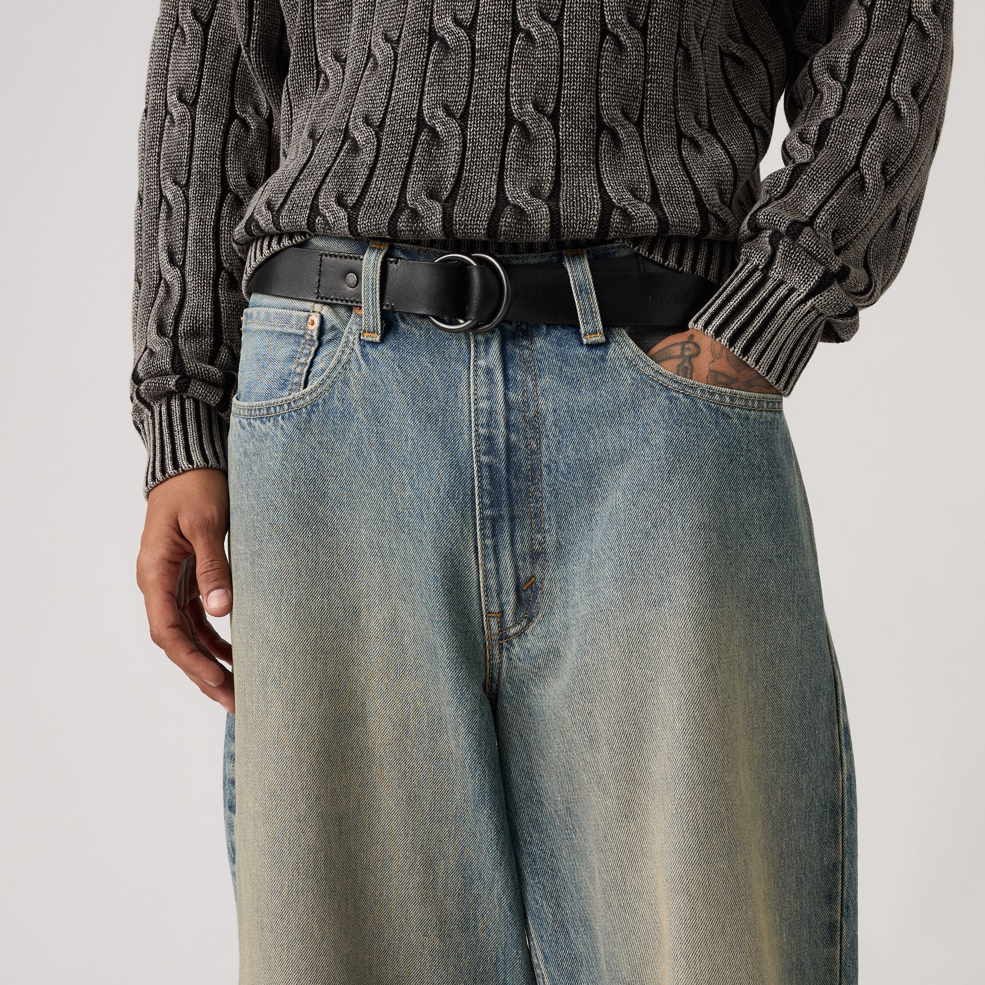 Levi's® Men's Camden Ring Belt - Black | Levi's MY