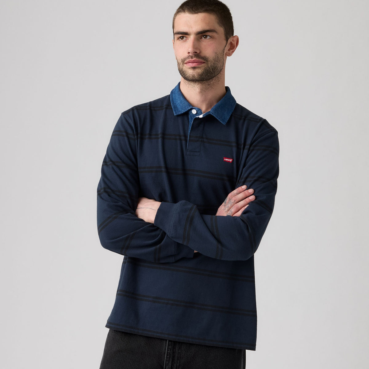 Levi's® Men's Classic Long Sleeve Rugby Shirt