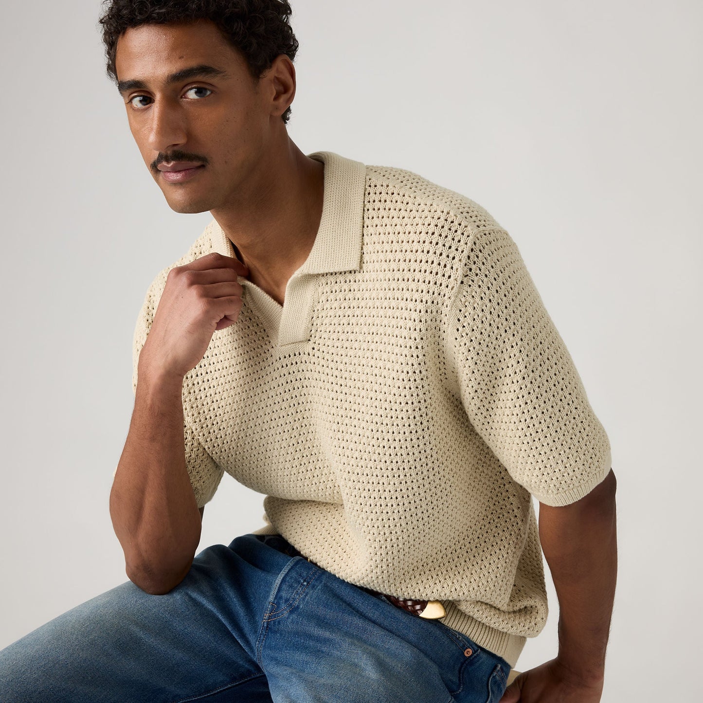 Levi's® Men's Dillon Open Collar Polo