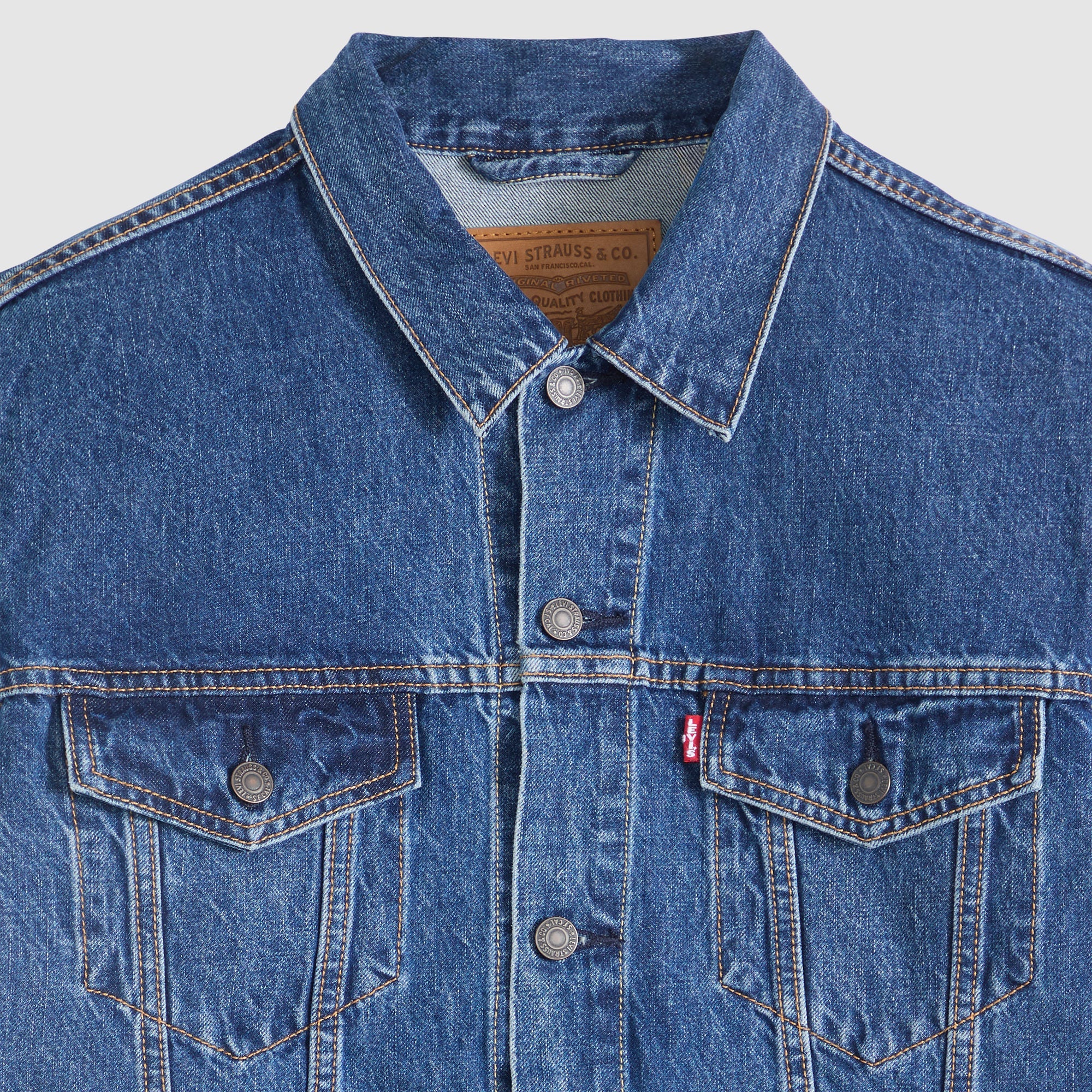 Levi's® Men's Relaxed Type 3 Trucker Jacket - Dark Indigo | Levi's MY