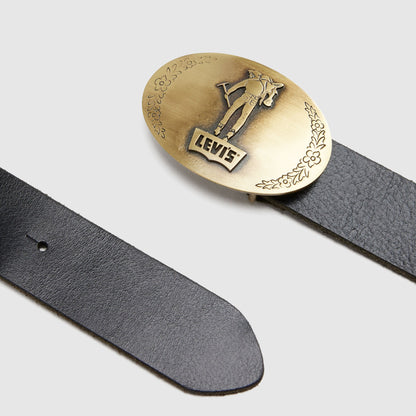 Levi's® Men's Saddle Man Plaque Belt