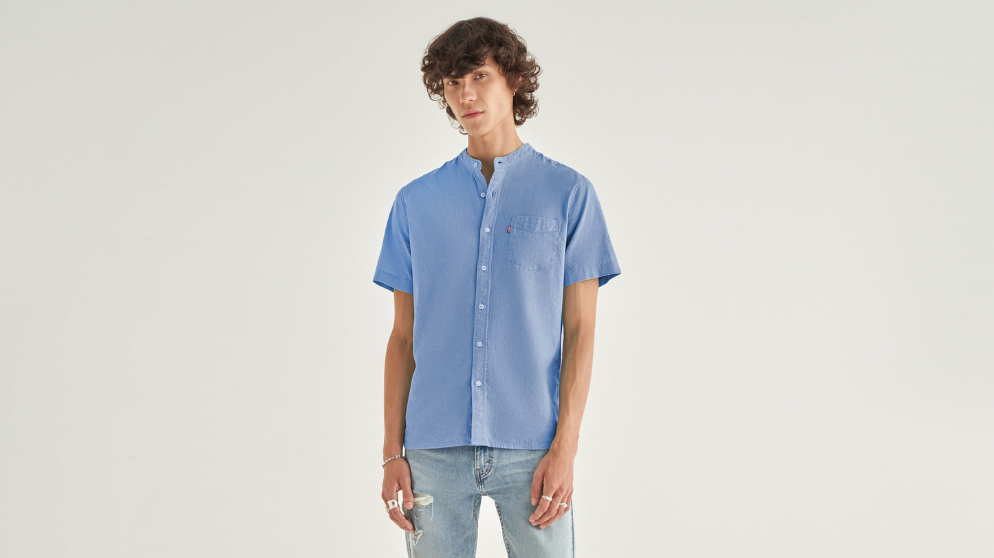 Levi's® Men's Short-Sleeve Banded Collar Shirt