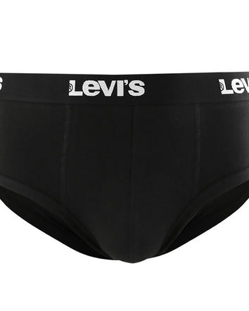 Levi's® Men's Solid Logo Briefs (2 Pack) 1