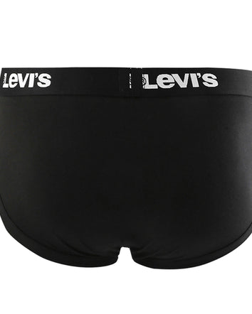 Levi's® Men's Solid Logo Briefs (2 Pack) 2