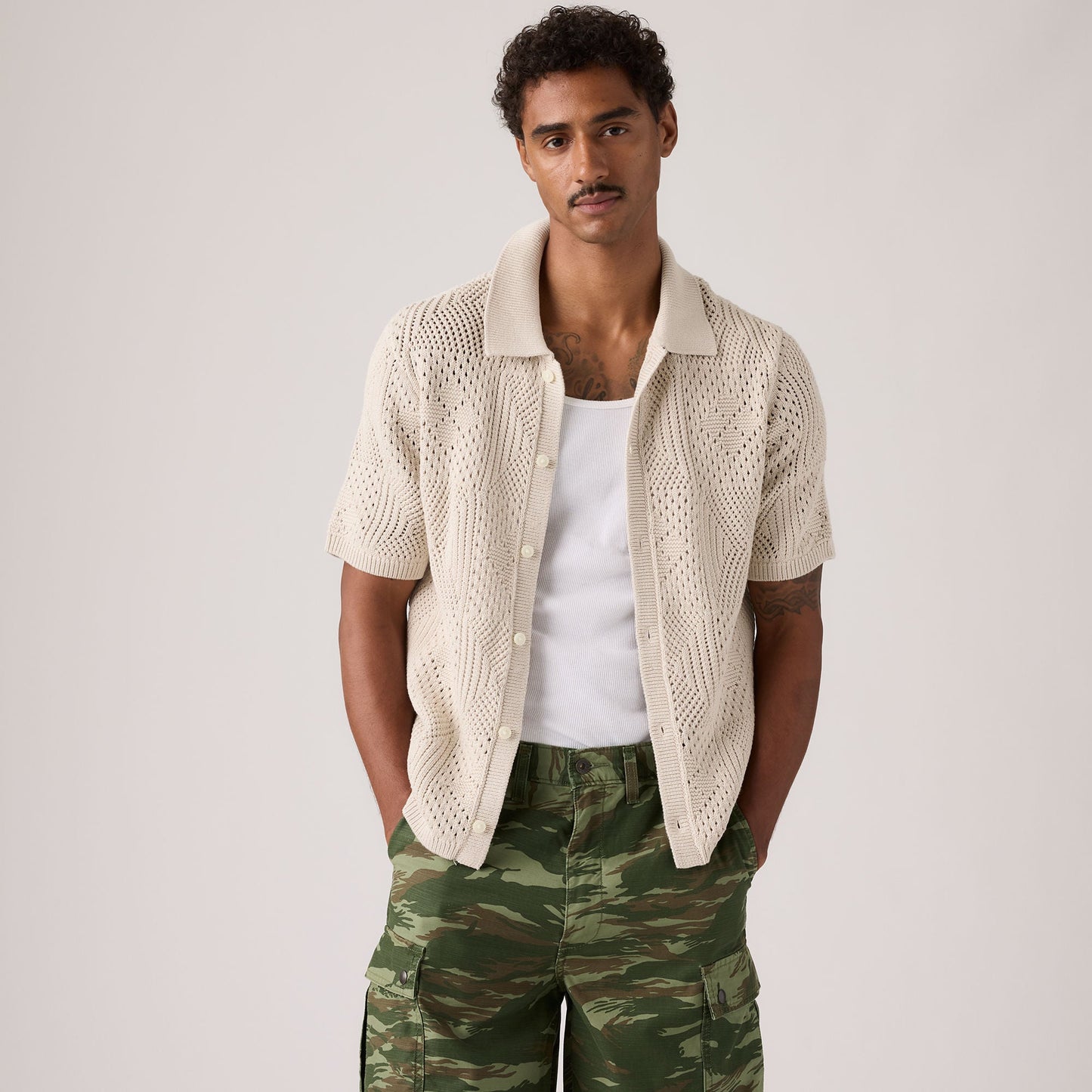 Levi's® Men's Sweater Camp Shirt