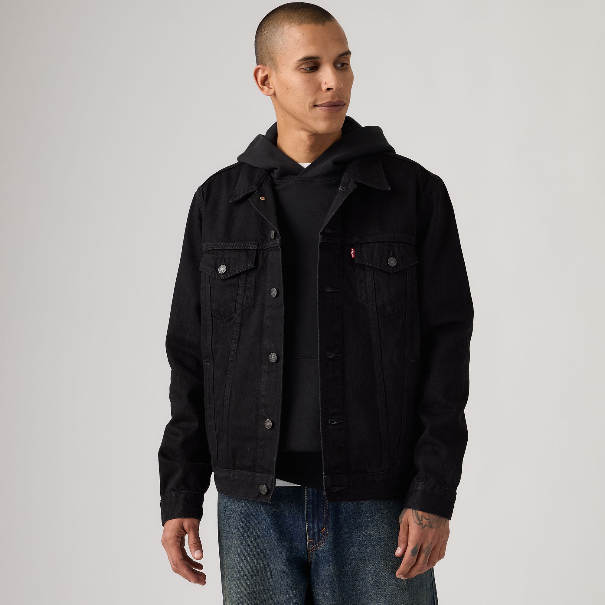 Levi's® Men's Trucker Jacket - Black | Levi's MY
