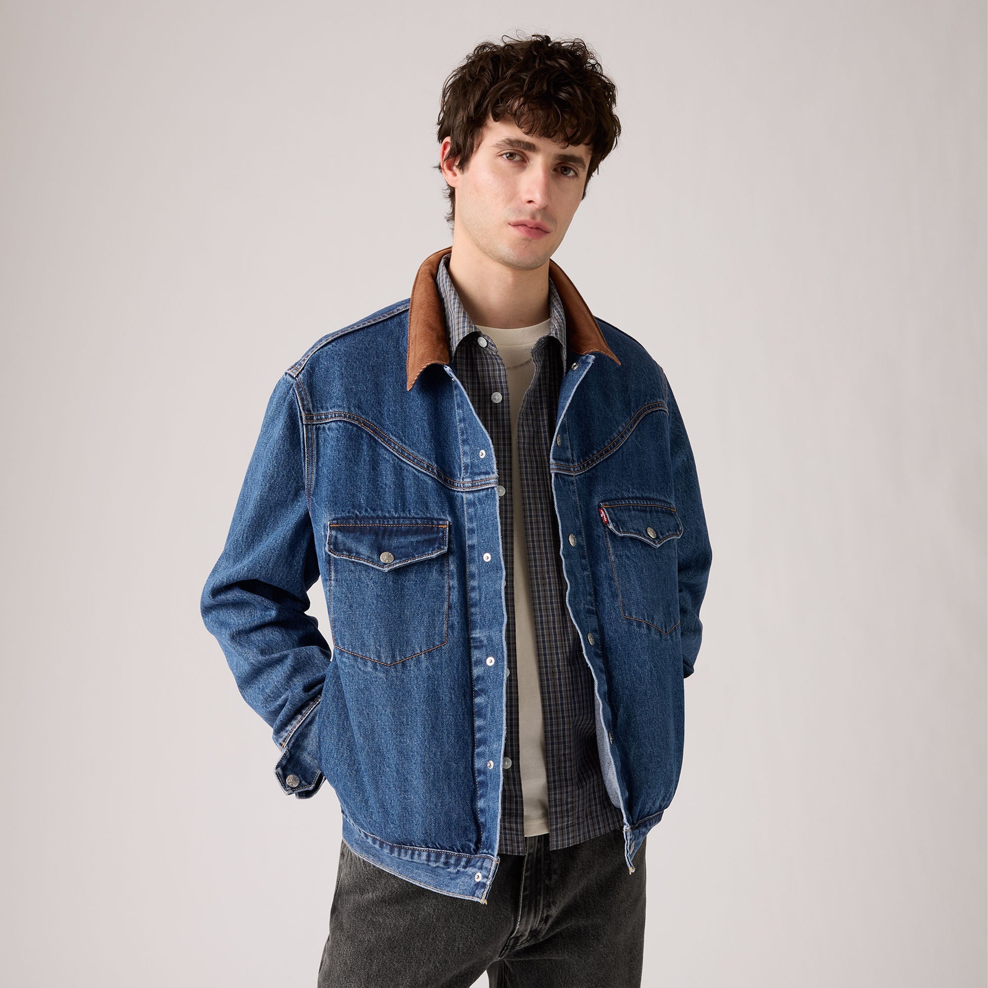 Zip Jacket Levi's Slim Trucker Denim Jacket Levi's Slim