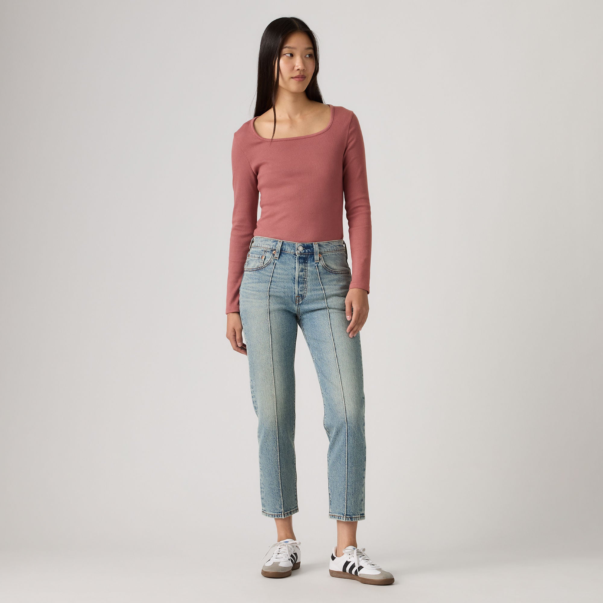 362000312 Levi's® Women's 501® Original Cropped Jeans - Blue | Levi's MY