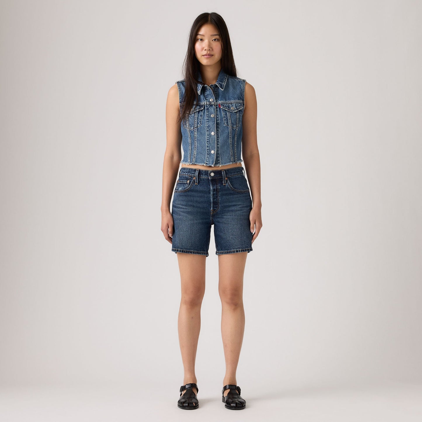 Levi's® Women's 501® Original High-Rise Mid-Thigh Jean Shorts