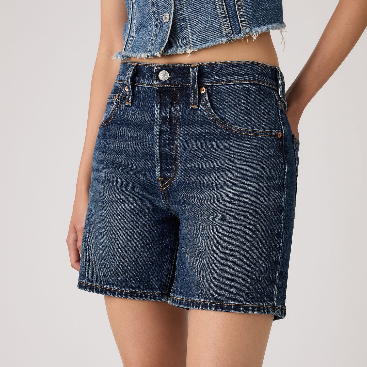 Levi's® Women's 501® Original High-Rise Mid-Thigh Jean Shorts