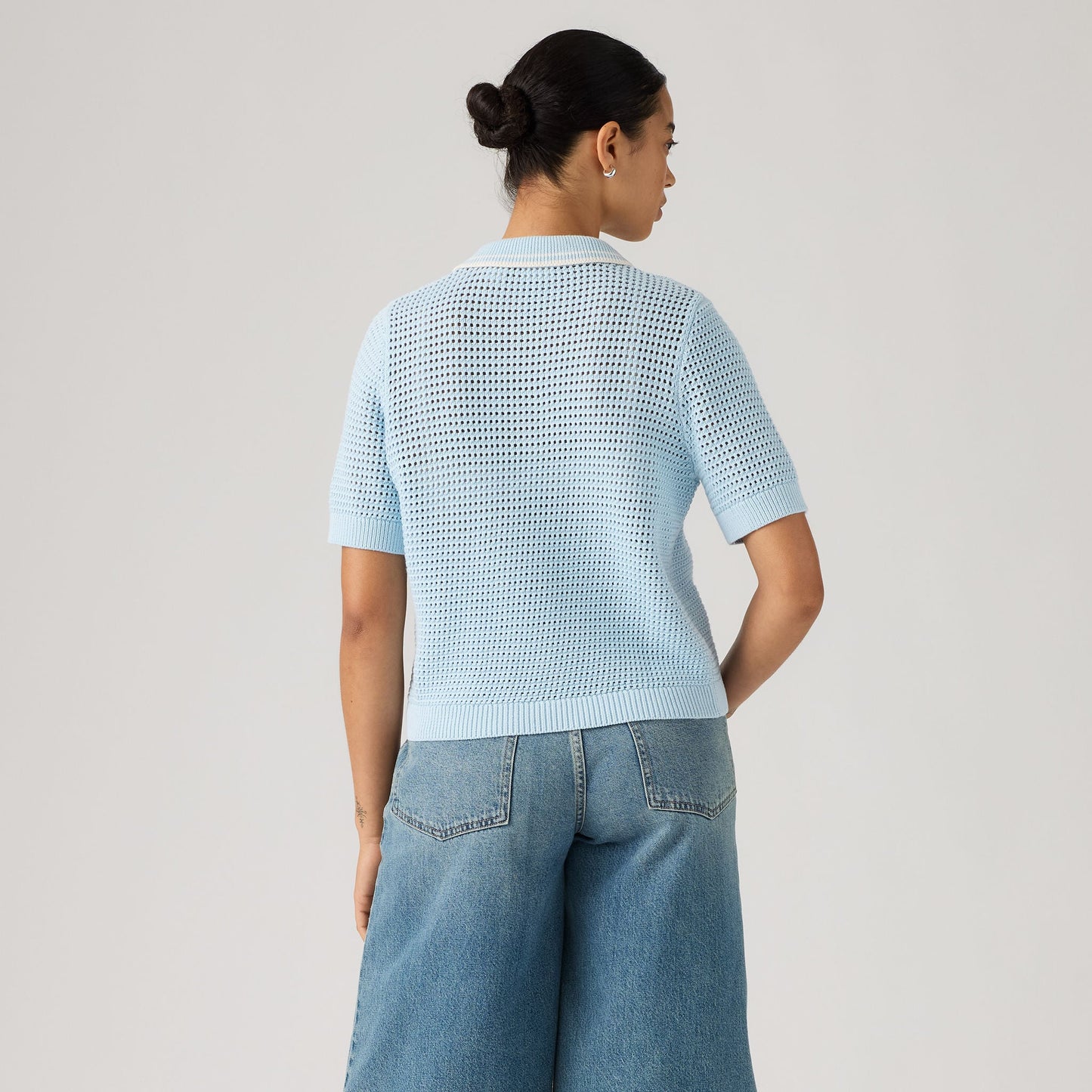 Levi's® Women's Alizee Short-Sleeve Polo Sweater