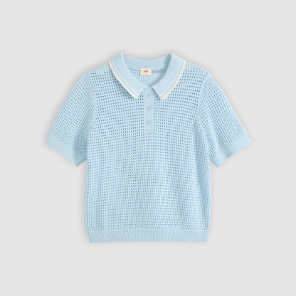 Levi's® Women's Alizee Short-Sleeve Polo Sweater