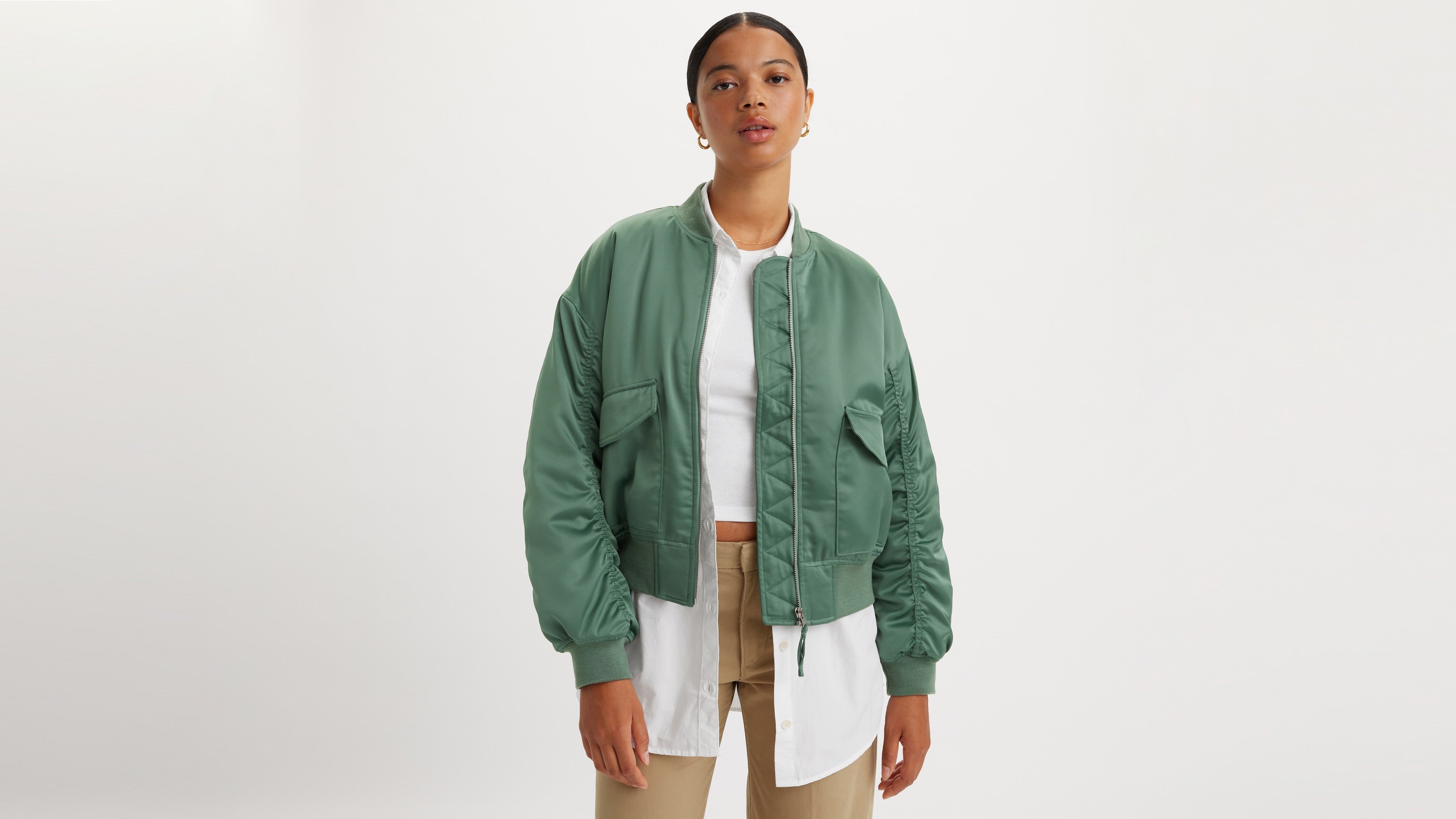 Levi's® Women's Andy Tech Jacket - Dark Forest | Levi's MY