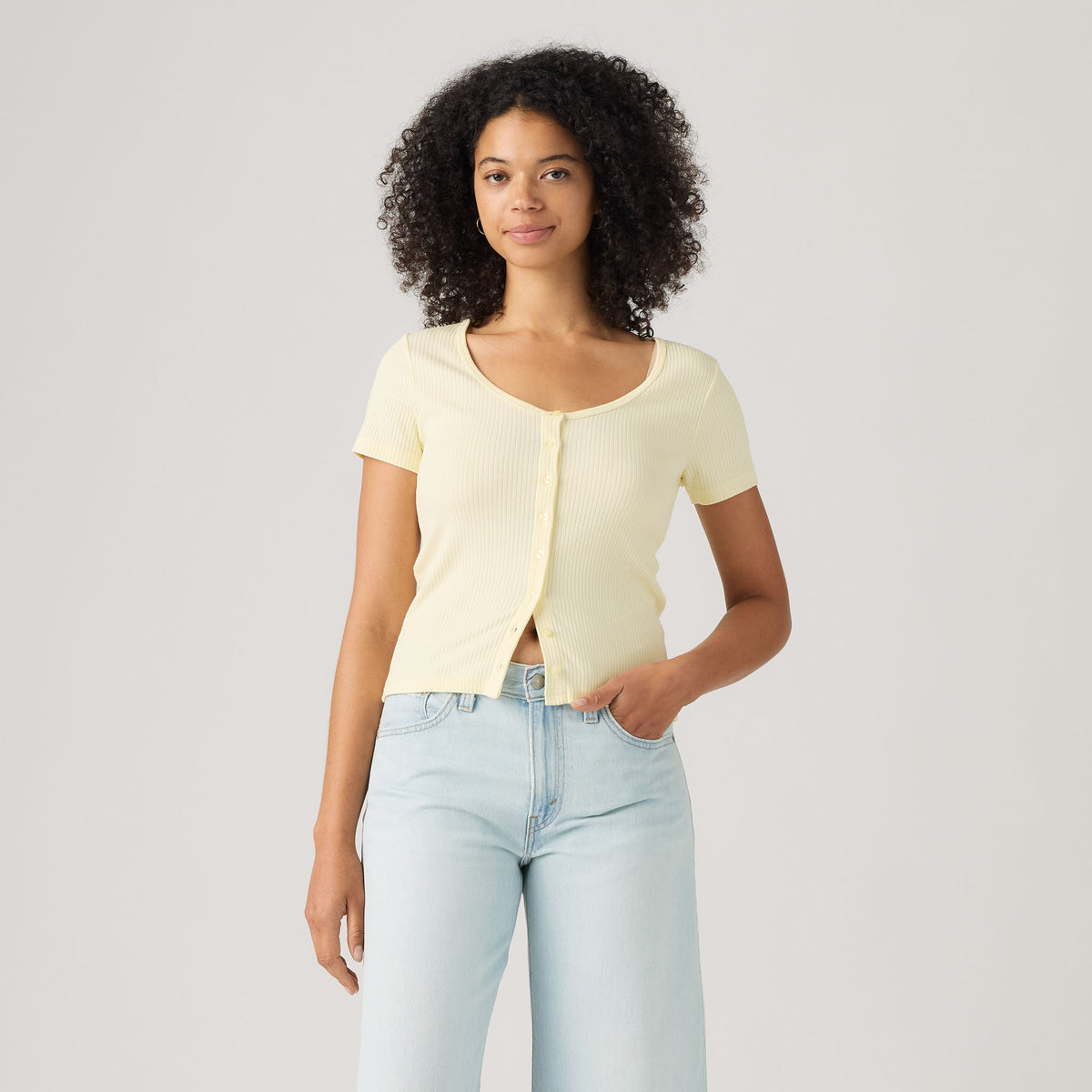Levi's® Women's Austen Button-Up Short-Sleeve Top