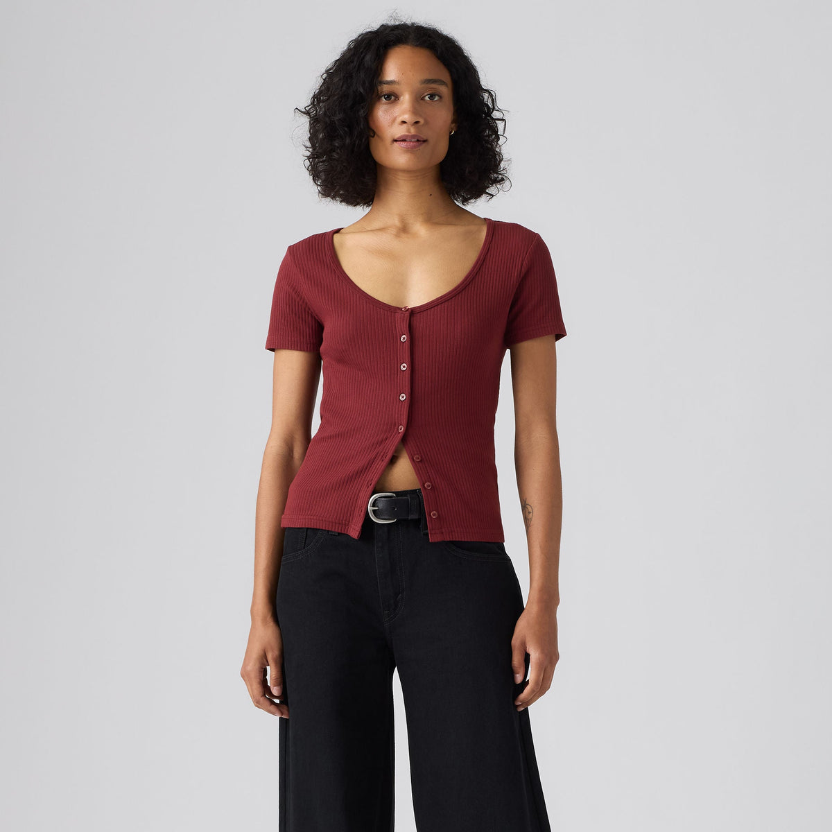 Levi's® Women's Austen Button-Up Short-Sleeve Top