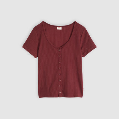 Levi's® Women's Austen Button-Up Short-Sleeve Top