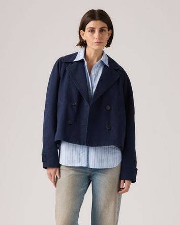 Levi's® Women's Bree Cropped Swing Trench Jacket 1
