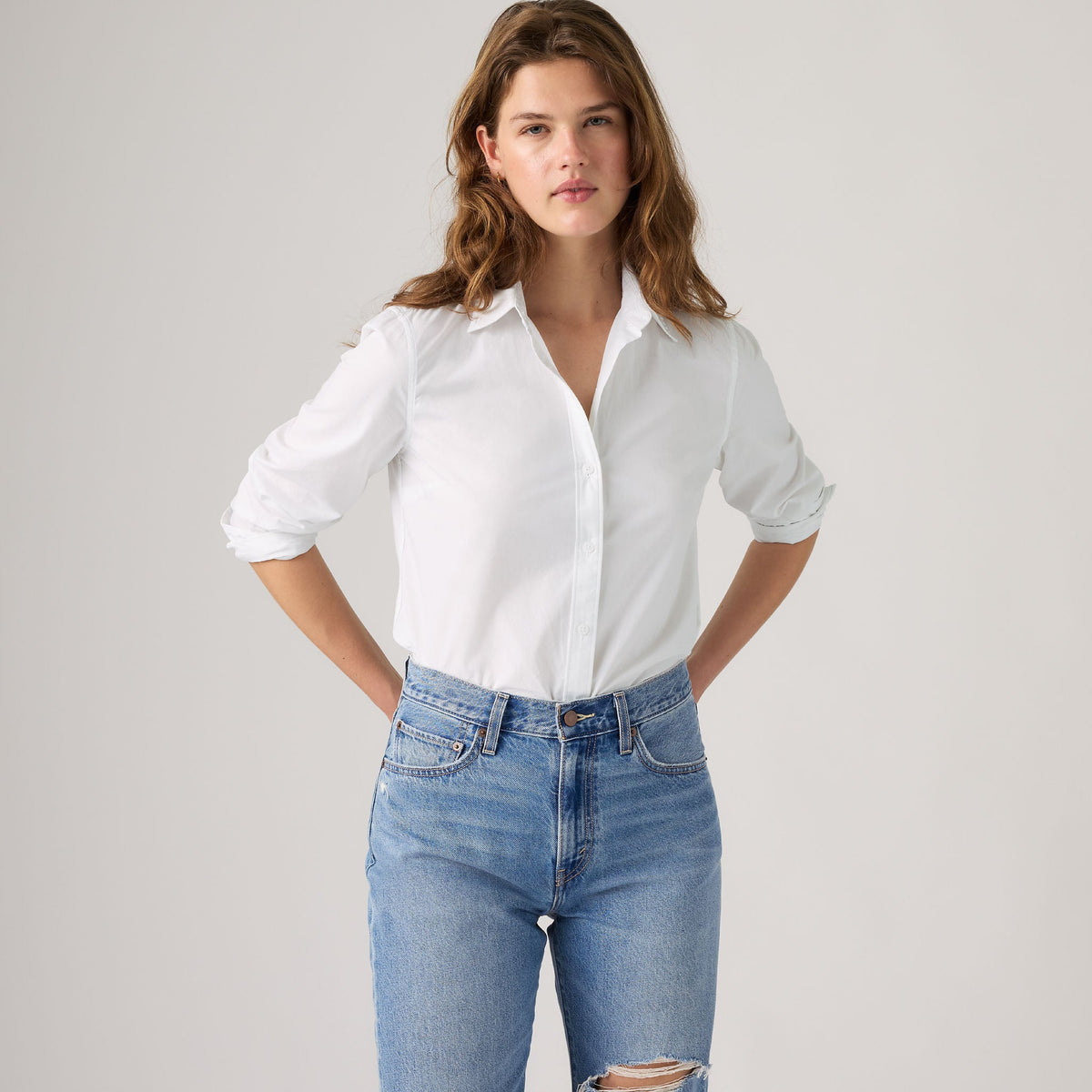 Levi's® Women's Carlile Classic Poplin Shirt