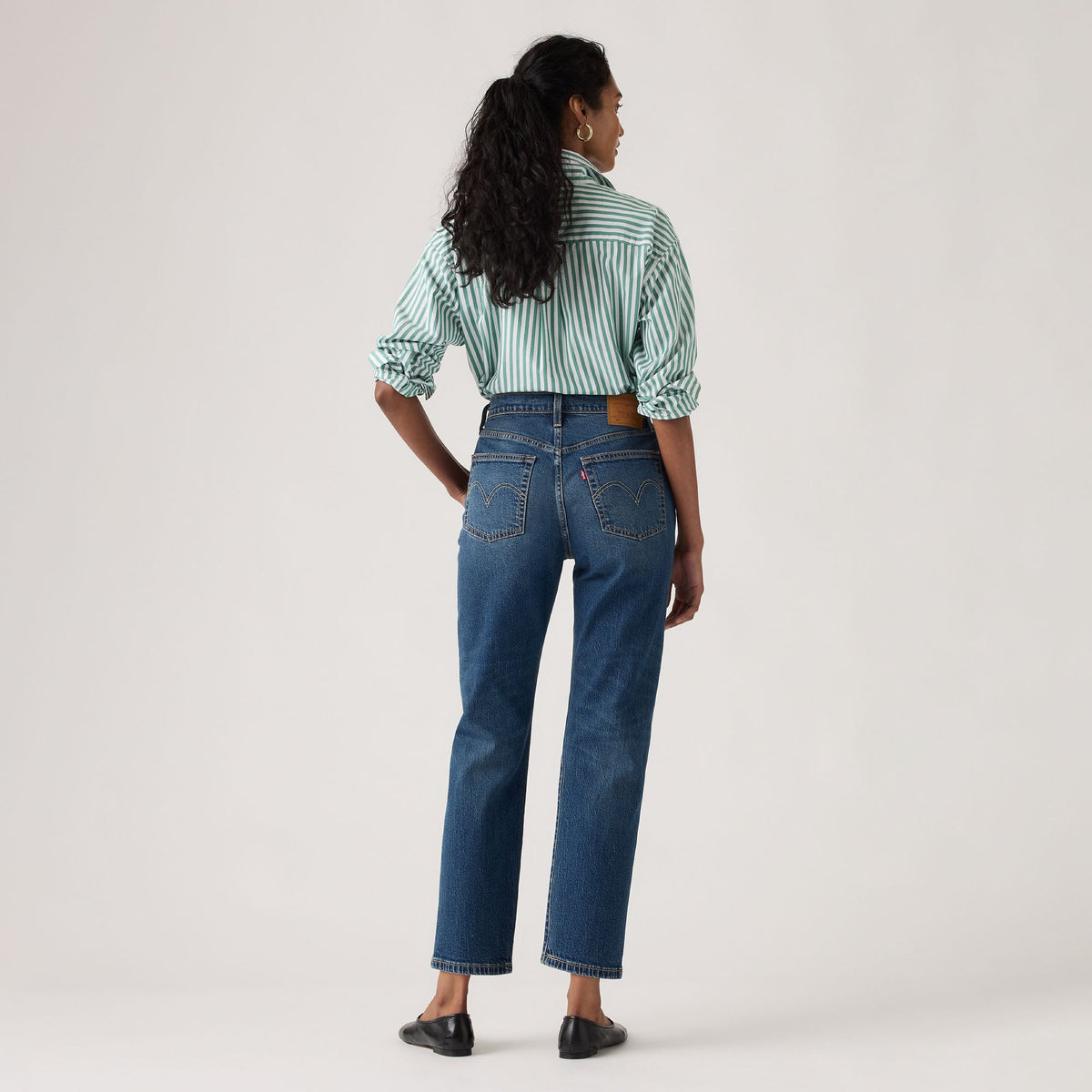Levi's® Women's Cropped 501 Original® Jeans - Medium Indigo | Levi's MY