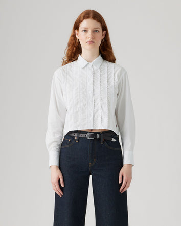 Levi's® Women's Cropped Harlie Tuxedo Shirt 1