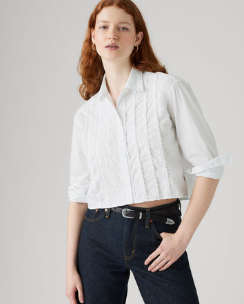 Levi's® Women's Cropped Harlie Tuxedo Shirt 3