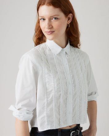 Levi's® Women's Cropped Harlie Tuxedo Shirt 4
