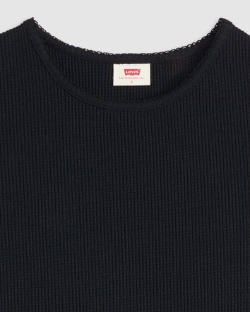 Levi's® Women's Dry Goods Waffle Cap-Sleeve Tee 6